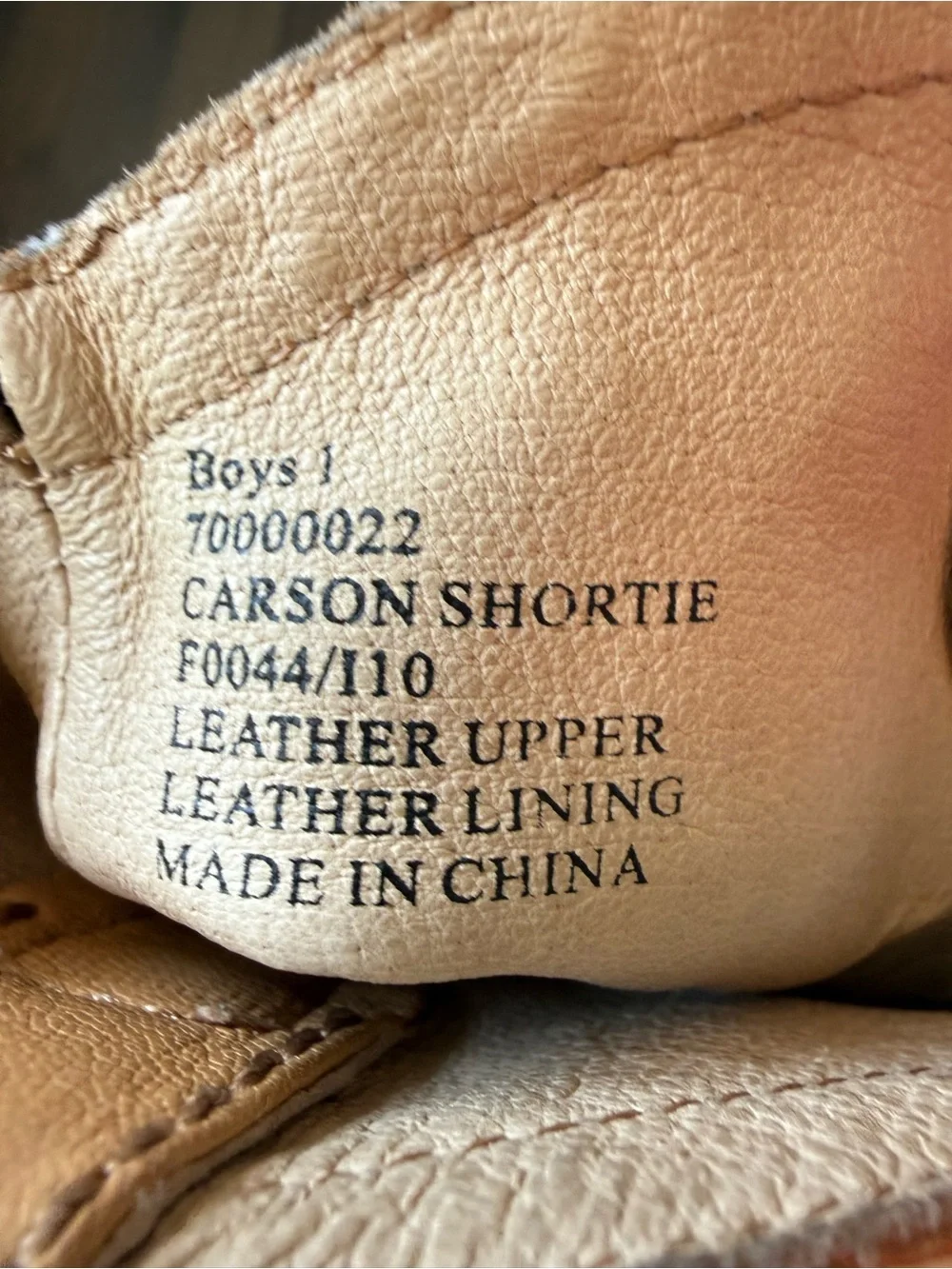 Frye Carson Shortie Kids Booties. Size Boys 1